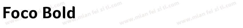 Foco Bold字体转换